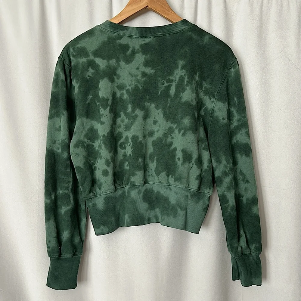 Keith Haring Comfy Green Tie Dye Long Sleeve Sweatshirt Top **Size XL** 🌺🌺 - Picture 2 of 4